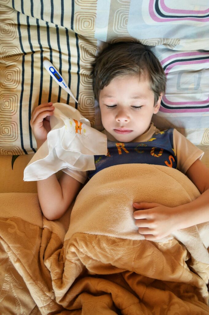 Seasonal allergies can cause sneezing, itchy eyes, and clear runny nose